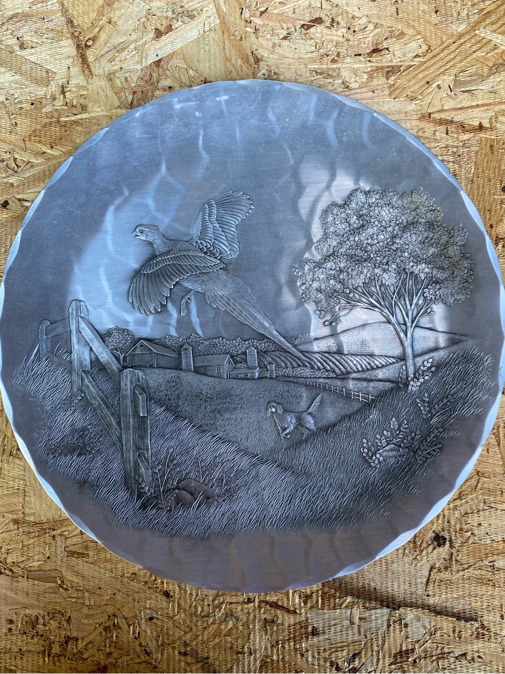 Wendell August Forge Aluminum Decorative Plate